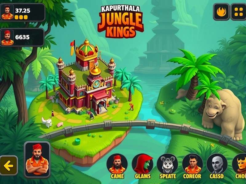 Kapurthala Jungle Kings character selection screen