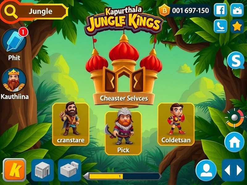 Kapurthala Jungle Kings kingdom building interface